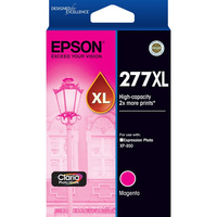 Epson 277XL Magenta Genuine High Capacity (up to 740 pages) Claria Photo HD, High Yield Ink Cartridge