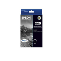 Epson 220 Standart Capacity (up to 160 pages) DURABrite Ultra - Black Ink Cartridge