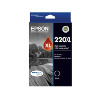 Epson 220XL High Capacity Twin Pack Black Ink Cartridge; DURABrite Ultra; Epson  C13T294194