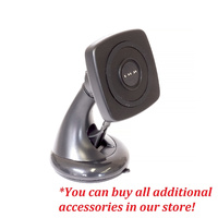 Kome C202 Magnetic Touch Point Powerful Car Charger for Android or iPhone. Up to 15W (supplied with QC 2.0 car charger)  Requires Optional Kome Receiv