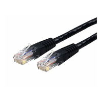 Startech C6PATCH6BK RJ45 Cable Cat6 6 FT 1.83m Patch Cord Ethernet Male to Male black