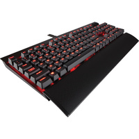 Corsair Gaming K70 RAPIDFIRE Mechanical Gaming Keyboard, USB Wired, Red LED backlit, Cherry MX Speed Switches