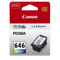 Canon CL-646 Clour Ink Cartridge, Tri-Colour for Canon PIXMA InkJet Printers, Genuine
