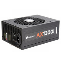 Corsair AX1200i 1200W PSU, 80 PLUS Platinum Certified, ATX Power Supply Unit, 7 Years Warranty