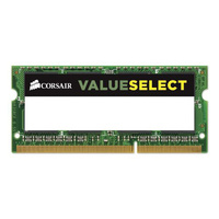 Corsair 4GB (1x4GB) DDR3 1600MHz Value Select SODIMM 11-11-11-28 204-pin, Low Voltage 1.35V, Lifetime warranty