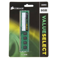 Corsair,  8GB (1x8GB) DDR3, 1600MHz, 11-11-11-30, 240-pin, 1.5V