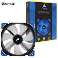 Corsair ML140 PRO LED Blue, 140mm up to 2000rpm/97CFM Premium Magnetic Levitation Case Fan