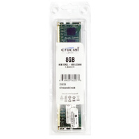 Crucial 8GB DDR3 1600MHz PC3-12800 CL11 240pin Non ECC Desktop Memory RAM 1.35V