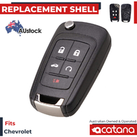 Acatana Remote Flip Key For Chevrolet Equinox 2010 - 2016 Blank Shell Case Enclosure Fob