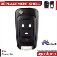 Acatana Remote Flip Car Key Shell Case Blank Enclosure Fob for Chevrolet Sonic 2012 2013