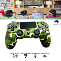 Game Controller Gamepad For PS4 Console Joypad Wireless Bluetooth DYE Green Camo