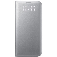 Samsung Galaxy S7 Edge LED Cover Flip Case 5.5", Silver