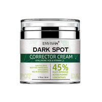 Envisha Dark Spot Corrector Remover Face Freckle Removal Cream Skin Brightening Age Spot Blemishes Vitamin C Hyaluronic Acid, 50ml