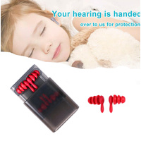 Noise Cancelling Earplugs Silicone Ear Plugs Sleep 2 Pairs  Snore  Study Soft