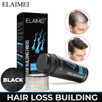 ELAIMEI Hair Loss Building Fibers 27.5g Alopecia Keratin Thicker Concealer Fiber