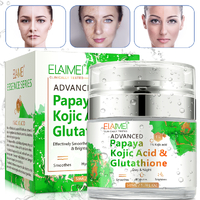 Elaimei Kojic Acid Skin Whitening Face Cream Lightening Anti Wrinkle Blemishes Dark Spot Effective