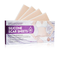 Elaimei Silicone Scar Gel Sheets Removal Skin Scars Repair Burn Injury Surgery Surgical Stretch Marks Medical Strips Tape Patches C-Section Keloid