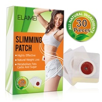 ELAIMEI 30pcs Slimming Patches Weight Loss Diet Slim Burn Fat Burning Belly Detox Stick Magnetic Slim Patch Pads Body