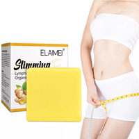 Elaimei Turmeric Slimming Soap Fat Burner Slimming Body Anti Cellulite Burning Firming Weight Loss Moisturizing Organic Natural