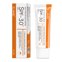 Elaimei UV Sunscreen SPF 30 Sunblock Sun Water Resistant Broad Spectrum Facial Body Skin Beach Defense 40g