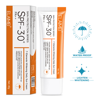 Elaimei UV Sunscreen SPF 30 Sunblock Sun Water Resistant Broad Spectrum Facial Body Skin Beach Defense 40g