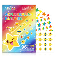 Elaimei Star Acne Pimple Patches Removal Blemish Control Hydrocolloid Plasters Skin Facial Care Spot Genuine Blackheads, 96pcs