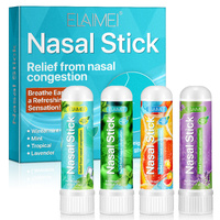 Nasal Stick 4 Pack Vapor Flow Technology Boom Better Breathing Oils Natural