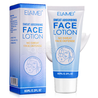 Elaimei Stop Sweat Absorbing Face Lotion Oily Skin Control Forehead Shine Prevention Glare 60ml