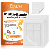 Elaimei Multivitamin Hypoallergenic Vitamins Patches Self Adhesive Patches 60 Day Supply