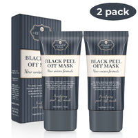 Elaimei Charcoal Black Mask Peel Off Mask Deep Face Nose Pores Cleansing Purifying Blackhead Remover Skin Oil