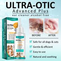 Elaimei Pet Ear Cleaner for Dogs & Cats Ultra Otic Liquid Drops, 50ml