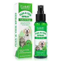 Elaimei Pet Anti Flea Tick Spray for Dogs Cats for Kills & Repels Treatment Remover Killer Control Repels Kill Soothing Relief Mosquitoes Horses
