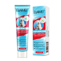 Elaimei Pet Toothpaste Dog Cat Teeth Cleaning Dental Care Fresh Breath Vet Oral Hygiene Removing Plaque Tartar Buildup Gel Mint