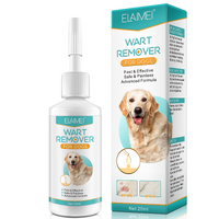 Elaimei Pet Wart Remover Dog Cat Skin Tags Painless Treatment Natural Removal Animal Dogs Cats Pets Vet Tag Oil 20 ml