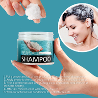 Elaimei Anti Dandruff Shampoo Natural Sea Salt Treatment Dry Head Itchy Scalp Organic Vegan for Men and Women Sulfate Free