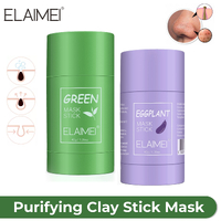 Eggplant + Green Tea Purifying Clay Stick Mask Anti-acne Acne Blackhead Remover