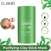 2X Natural Green Tea Purifying Clay Stick Mask Oil Control Anti-Acne Fine Solid