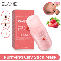 Elaimei Cleansing Purifying Clay Stick Mask Natural Oil Control Anti-Acne Solid Fine Skin Blackhead