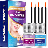 Elaimei Skin Tag Remover Fast Effective Safe Wart & Mole Removal Kit Natural Painless Face Lotion Acne Spot Body