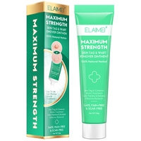 Elaimei Safe Skin Tag Remover Mole Wart Removal Cream Spot Natural Painless Fast & Effective Herbal Ointment Body Face, 20g