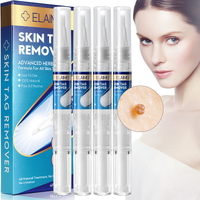 Elaimei Safe Skin Tag Remover Pen Gentle Mole Wart Removal Body Face Treatment Kit Acne Blemish Painless Natural (pack of 4pcs)