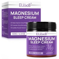 ELbbuB Magnesium Cream Muscle Tension Relief Support for Sleep Leg Cramps Body Lotion Skin Relaxation Pain Natural, 120g