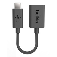 Charge Cable Adapter USB 3.0 Type-C Male to USB-A Female 12cm Belkin F2CU036BTBLK