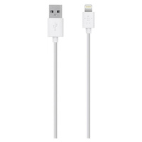 Charge Sync Cable Lightning to USB 1.2m IPad IPhone IPod Belkin F8J023bt04-WHT