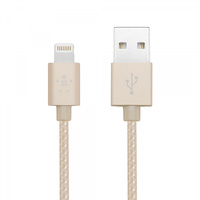 Belkin MIXIT UP Metallic Lightning to USB ChargeSync Cable, 1.2m, Gold, iPhone 5 5S 6, IPad 2, iPod Touch 5