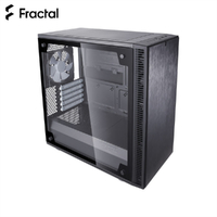 PC Case Mini Tower Fractal Design Define Mini C Tempered Glass Micro ATX Black FD-CA-DEF-MINI-C-BK-TG