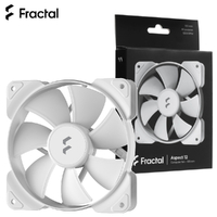 Computer Case Fan 120mm Fractal Design Aspect 12 White Frame FD-F-AS1-1202