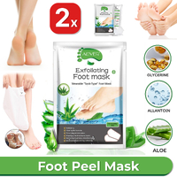 2x Exfoliating Foot Peel MASK Milky Soft Feet Hard Dead Skin Remover Socks Baby