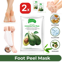 Foot Peel Mask Socks Milky Soft Feet Exfoliating Dead Skin Remover Smooth Callus