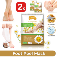 2x Exfoliating Foot Peel MASK Milky Soft Feet Hard Dead Skin Remove Smooth Socks